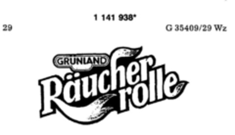 GRÜNLAND Räucherrolle Logo (DPMA, 04/07/1988)