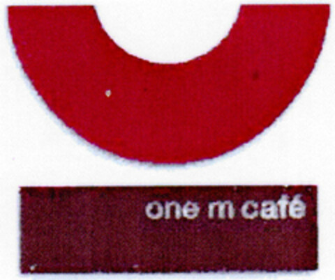 one m café Logo (DPMA, 10.08.2001)