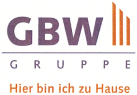 GBW GRUPPE Hier bin ich zu Hause Logo (DPMA, 06.05.2008)