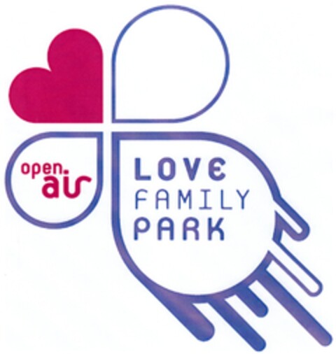 open air LOVE FAMILY PARK Logo (DPMA, 12.07.2008)