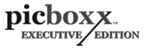 picboxx EXECUTIVE EDITION Logo (DPMA, 18.01.2010)