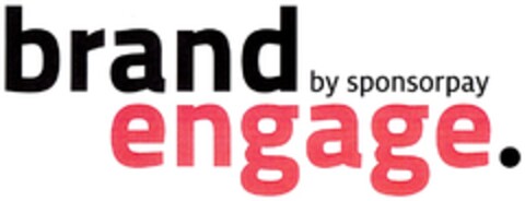 brand by sponsorpay engage. Logo (DPMA, 31.03.2012)