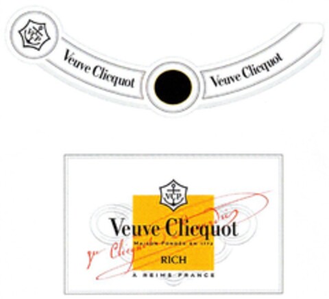 VCP Veuve Clicquot RICH Logo (DPMA, 10.07.2013)