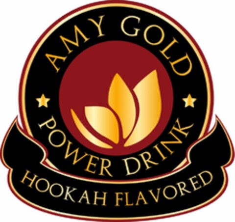 AMY GOLD POWER DRINK HOOKAH FLAVORED Logo (DPMA, 15.10.2014)