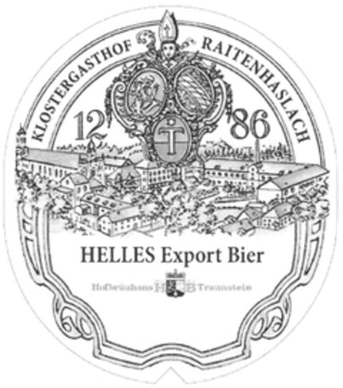 KLOSTERGASTHOF RAITENHASLACH HELLES Export Bier Logo (DPMA, 27.01.2014)