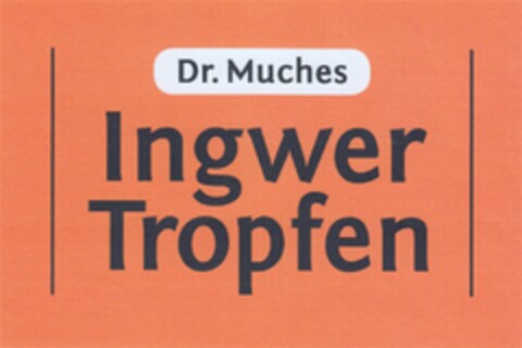 Dr. Muches Ingwer Tropfen Logo (DPMA, 20.11.2014)