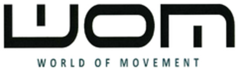 WOM WORLD OF MOVEMENT Logo (DPMA, 13.10.2018)