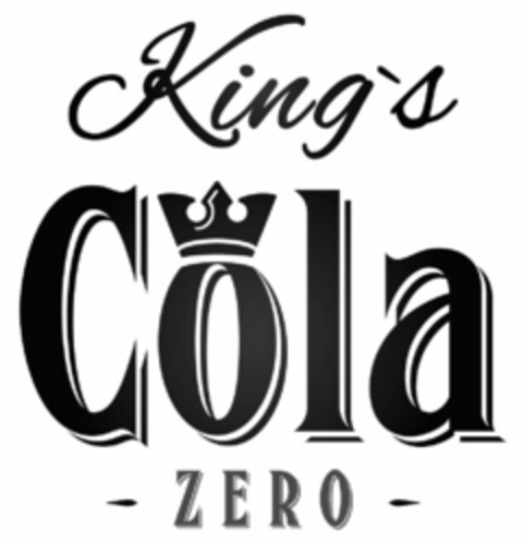 King's Cola ZERO Logo (DPMA, 05/26/2023)