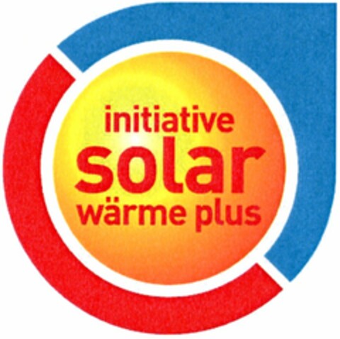 initiative solar wärme plus Logo (DPMA, 08/26/2004)