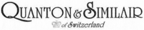 QUANTON & SIMILAIR of Switzerland Logo (DPMA, 17.10.2005)