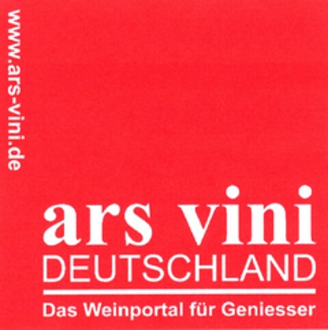 ars vini DEUTSCHLAND Logo (DPMA, 28.02.2006)