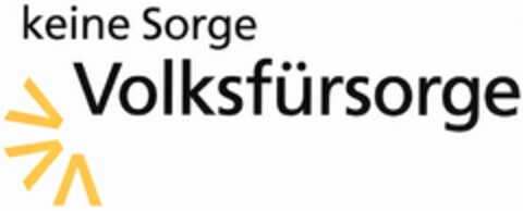 keine Sorge Volksfürsorge Logo (DPMA, 12/14/2006)