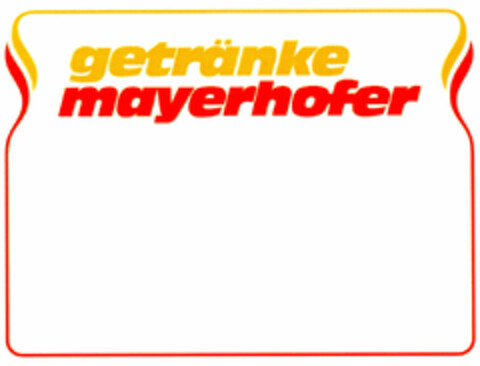 getränke mayerhofer Logo (DPMA, 09/23/1996)