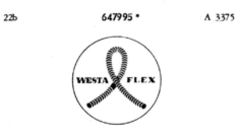 WESTA FLEX Logo (DPMA, 15.09.1953)