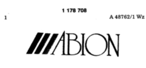 ABION Logo (DPMA, 09/11/1990)