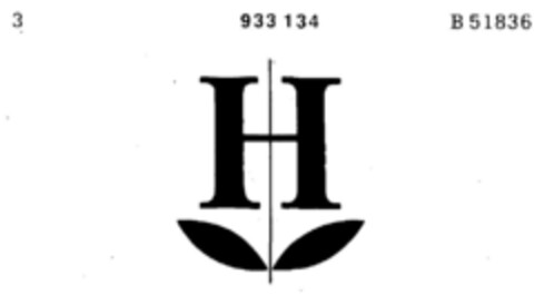 H Logo (DPMA, 03.05.1973)