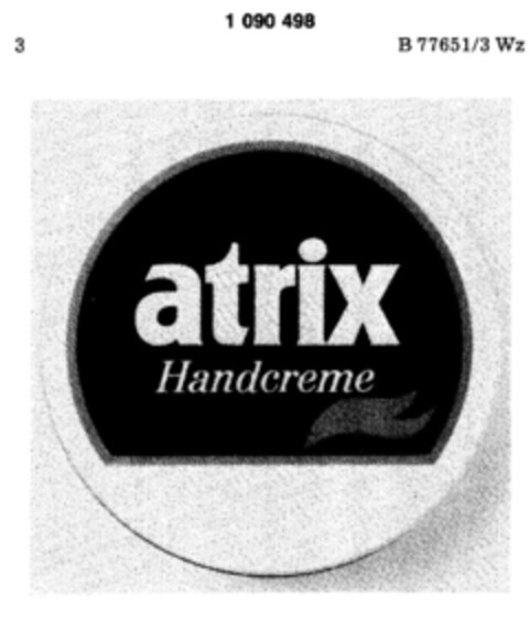 atrix Handcreme Logo (DPMA, 05.09.1985)