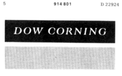 DOW CORNING Logo (DPMA, 12/24/1968)