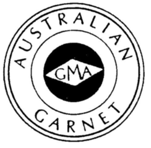 AUSTRALIAN GMA GARNET Logo (DPMA, 29.06.1991)