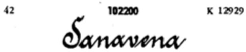 Sanavena Logo (DPMA, 03/13/1907)