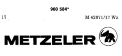 METZELER Logo (DPMA, 18.08.1976)