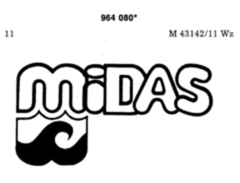 miDAS Logo (DPMA, 04.05.1977)