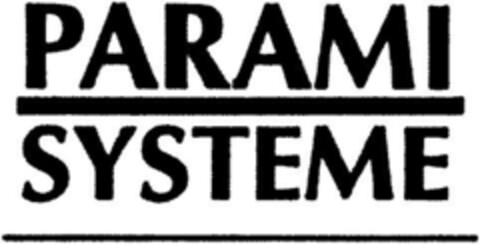 PARAMI SYSTEME Logo (DPMA, 09/24/1993)