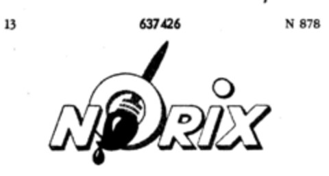 NORIX Logo (DPMA, 27.12.1950)