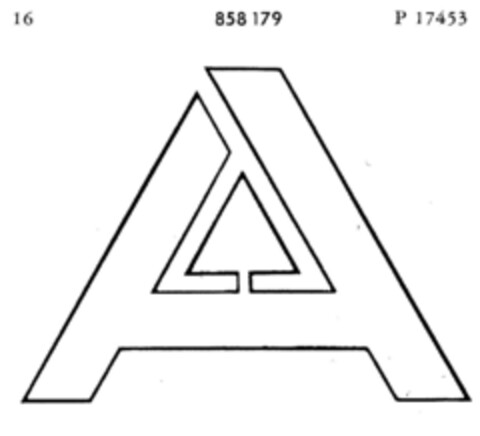 858179 Logo (DPMA, 06/19/1968)