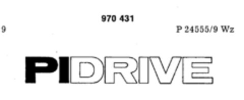 PI DRIVE Logo (DPMA, 21.04.1977)