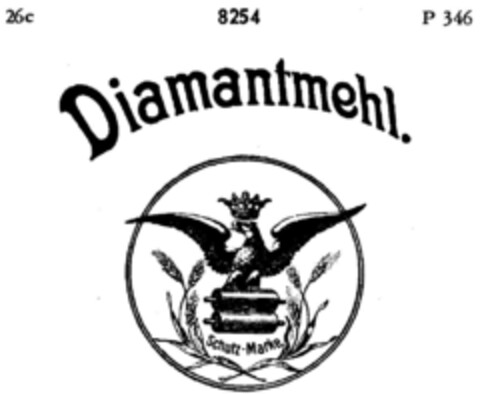 Diamantmehl. Logo (DPMA, 23.02.1895)