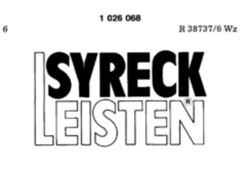 SYRECK LEISTEN Logo (DPMA, 18.03.1981)