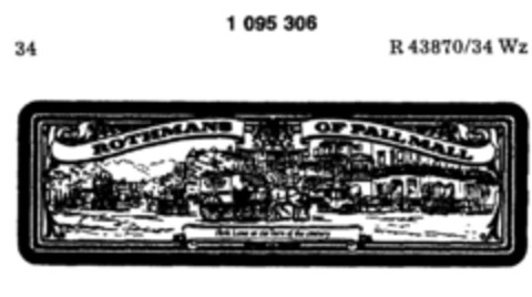 ROTHMANS OF PALL MALL Logo (DPMA, 20.12.1985)