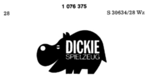 DICKIE SPIELZEUG Logo (DPMA, 02/03/1977)