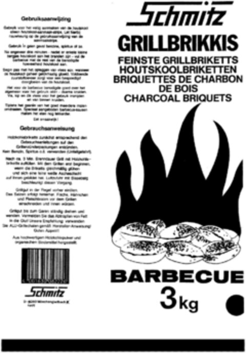 SCHMITZ GRILLBRIKKIS Logo (DPMA, 13.09.1993)