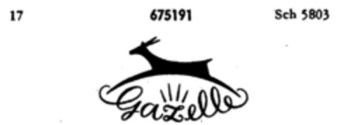 Gazelle Logo (DPMA, 20.02.1954)