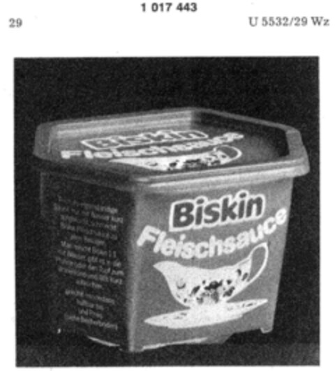 Biskin Fleischsauce Logo (DPMA, 27.09.1980)