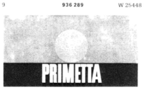 PRIMETTA Logo (DPMA, 26.01.1974)