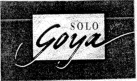 Solo Goya Logo (DPMA, 11/21/2000)