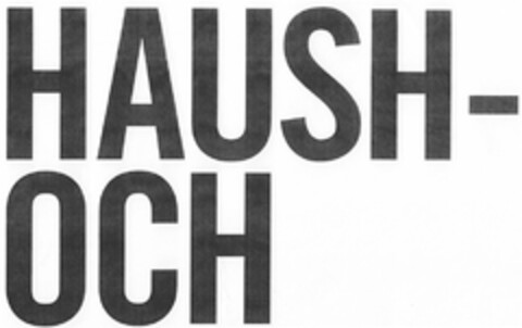 HAUSHOCH Logo (DPMA, 10.06.2009)