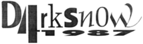 Darksnow 1987 Logo (DPMA, 29.08.2009)