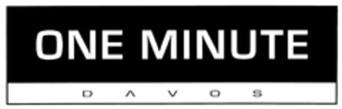 ONE MINUTE DAVOS Logo (DPMA, 10.04.2010)