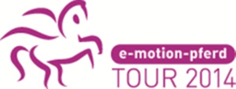 e-motion-pferd TOUR 2014 Logo (DPMA, 24.10.2012)