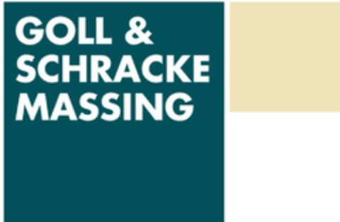 GOLL & SCHRACKE MASSING Logo (DPMA, 23.09.2014)