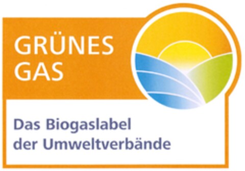 GRÜNES GAS Das Biogaslabel der Umweltverbände Logo (DPMA, 19.05.2014)