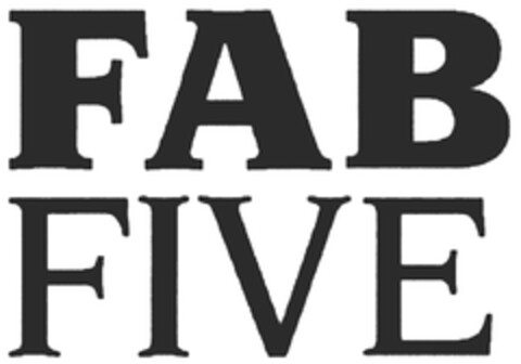 FAB FIVE Logo (DPMA, 22.07.2019)