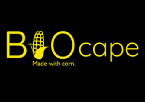 BIOcape Made with corn. Logo (DPMA, 09/14/2021)