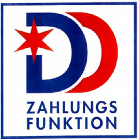 DD ZAHLUNGS FUNKTION Logo (DPMA, 30.10.2002)