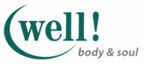 well! body & soul Logo (DPMA, 15.09.2003)