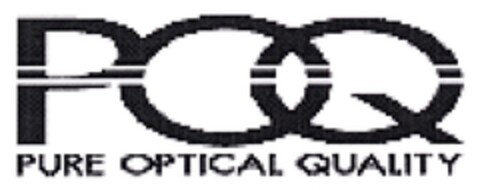 POQ PURE OPTICAL QUALITY Logo (DPMA, 02/12/2007)